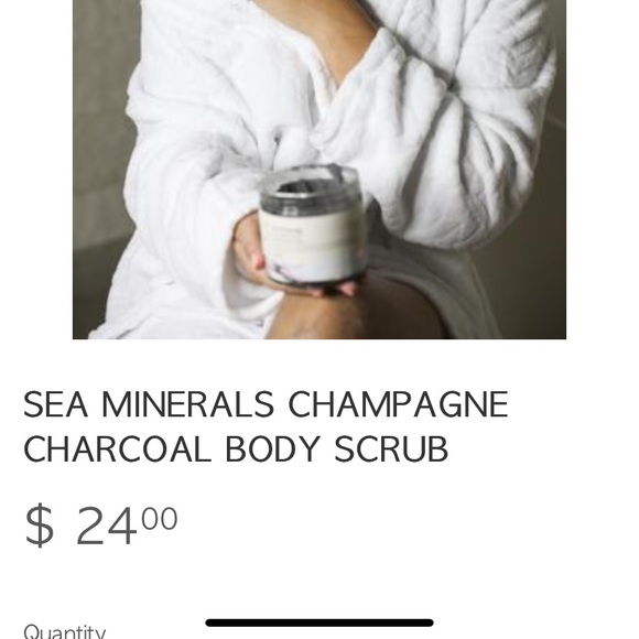 Manna Kadar Beauty Champagne Charcoal Scrub - Picture 3 of 3